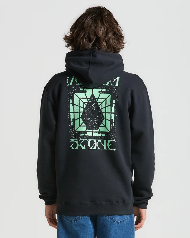 Moletom Volcom Canguru Handerry Preto M / PRETO
