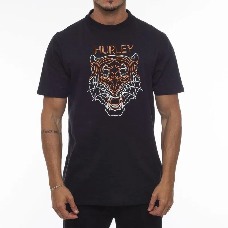 Camiseta Hurley Especial Tiger WT23 Masculina Preto G / preto