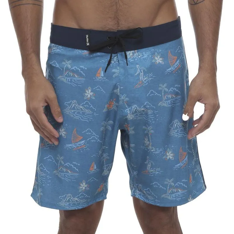 Bermuda Hurley Aloha 18" WT23 Masculina Azul 40 / azul