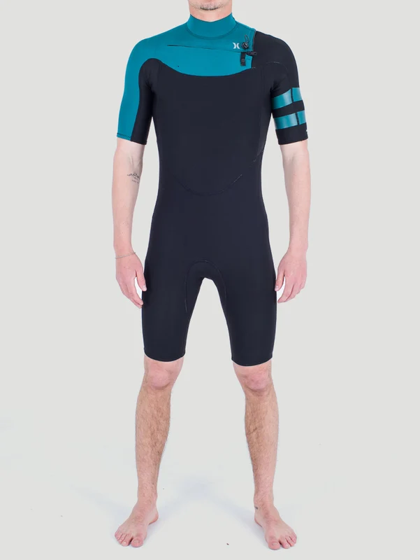 Short John Hurley Advant 2/2mm SS Springsuit Verde GG / Verde