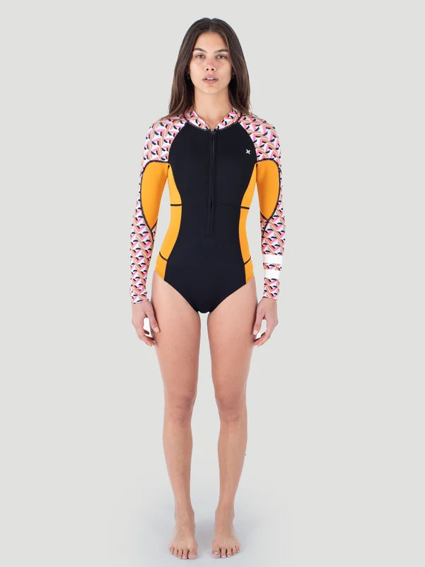 Short John Hurley Advant 2/2mm Springsuit Laranja P / Laranja
