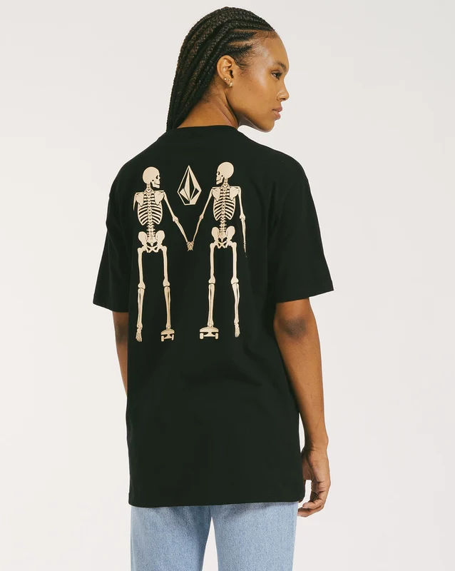 Camiseta Volcom Oversized Skull Preta GG / PRETO