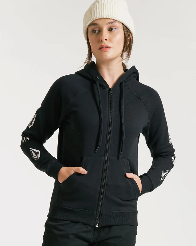 Moletom Volcom Canguru Deadly Stone Preto GG / PRETO