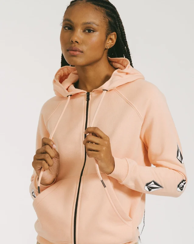Moletom Volcom Canguru Deadly Stone Rosa M / ROSA