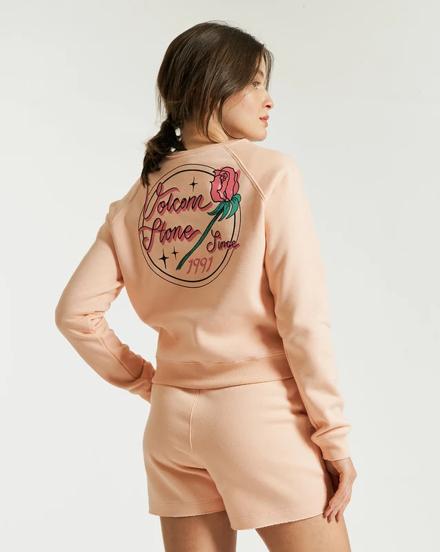Moletom Volcom Careca Rose GG / Rosa