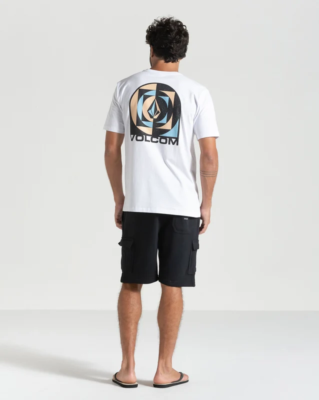 Camiseta Volcom Chamber Branca G / Branco