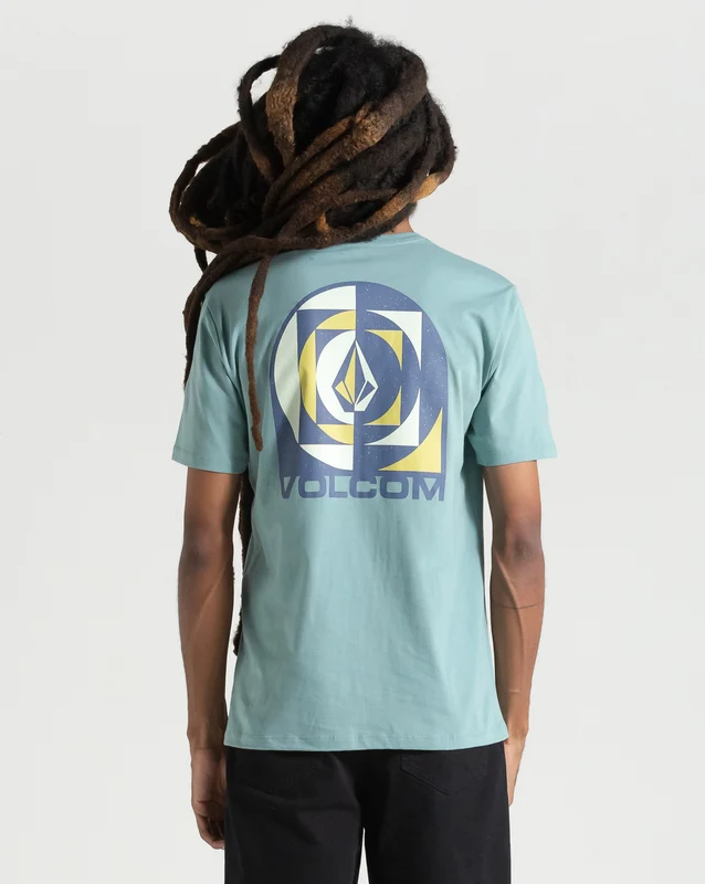 Camiseta Volcom Chamber Verde P / VERDE