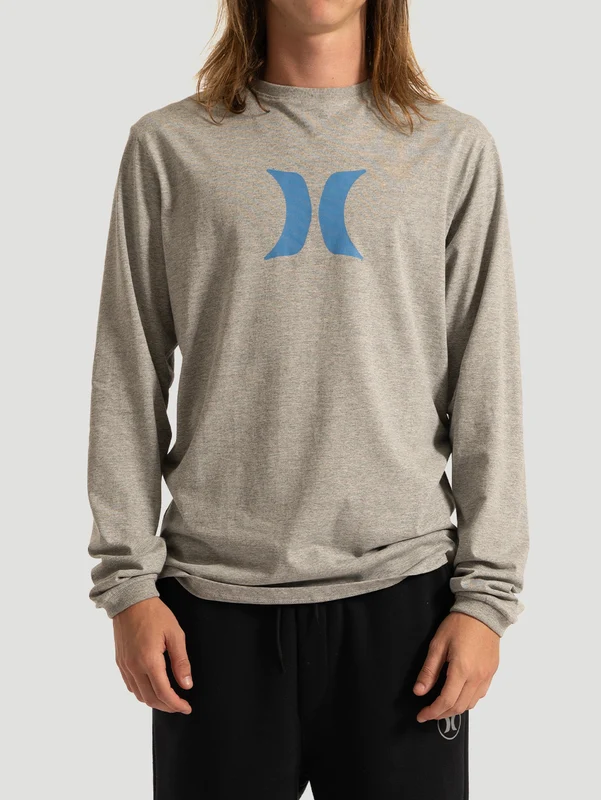 Camiseta Manga Longa Hurley Icon Cinza G / Cinza