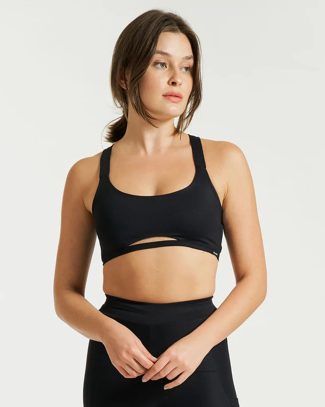 Top Volcom Coco Ho Bralette Preto P / PRETO