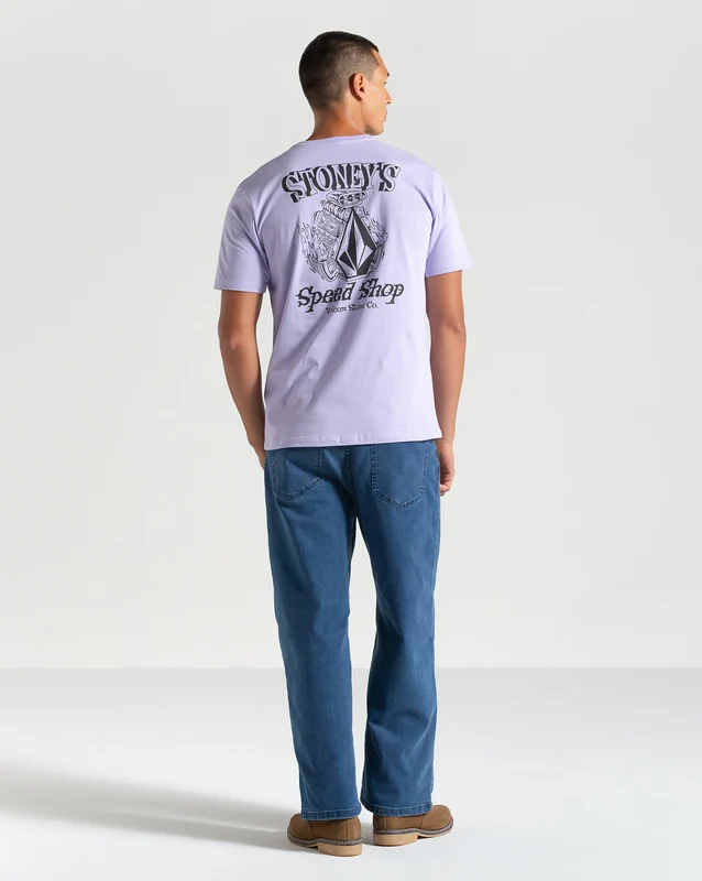 Camiseta Volcom Speed Shop Lilás M / Roxo