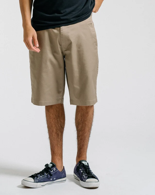 Walkshort Volcom Frickin Modern Stretch Chino Khaki 46 / Bege