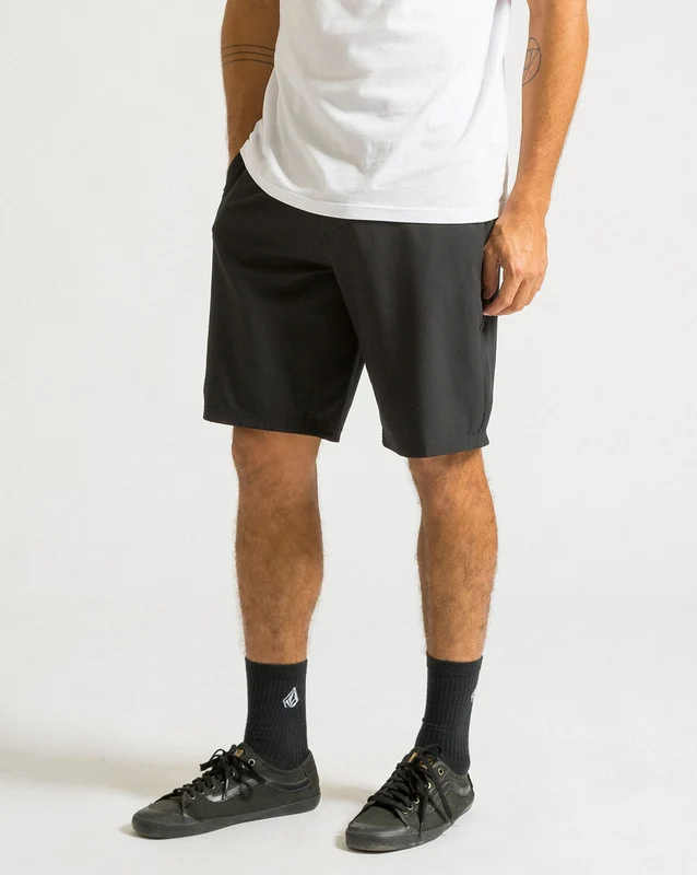 Bermuda Híbrida Volcom Frickin Cross Shred Black 44 / BLACK