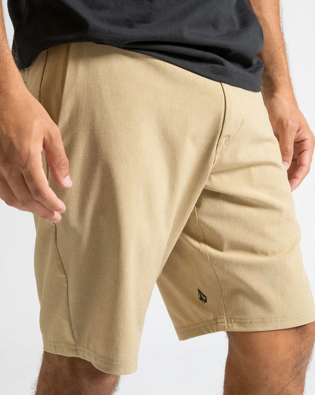 Bermuda Híbrida Volcom Frickin Cross Shred Static Dark Khaki 46 / DARK KHAKI