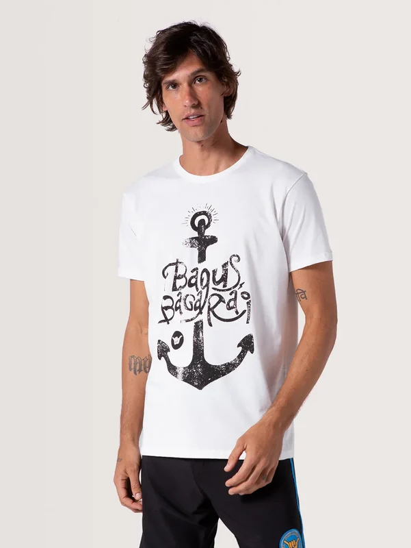 Camiseta Estampada Off White Masculina Hang Loose Bagus Bagarai GG / OFF WHITE