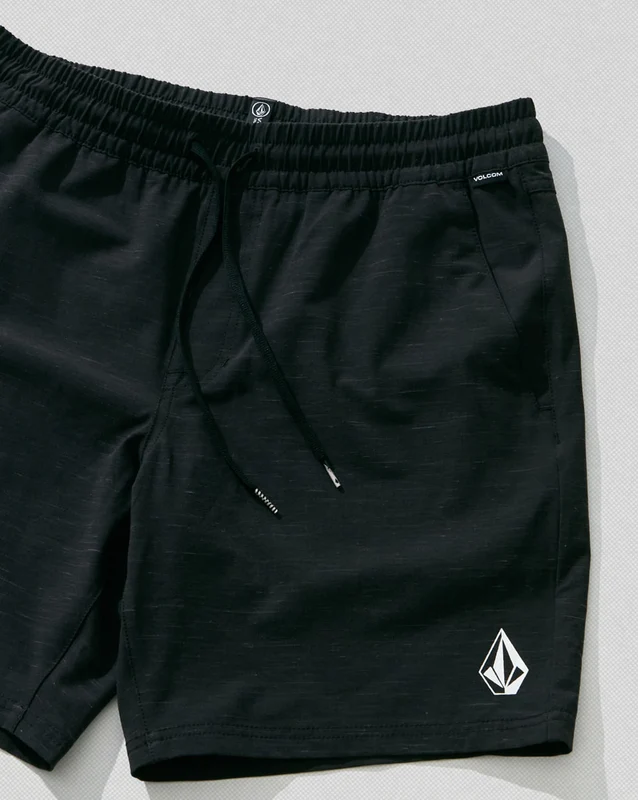 Shorts Híbrido Volcom Understoned Black G / BLACK