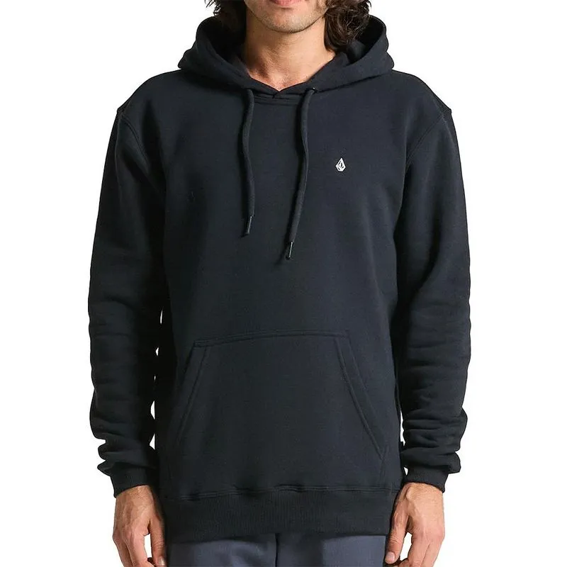 Moletom Volcom Canguru Single Stone WT25 Masculina Preto G / preto