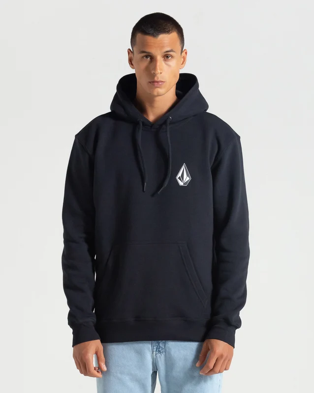 Moletom Volcom Canguru Iconic Stone Preto M / PRETO