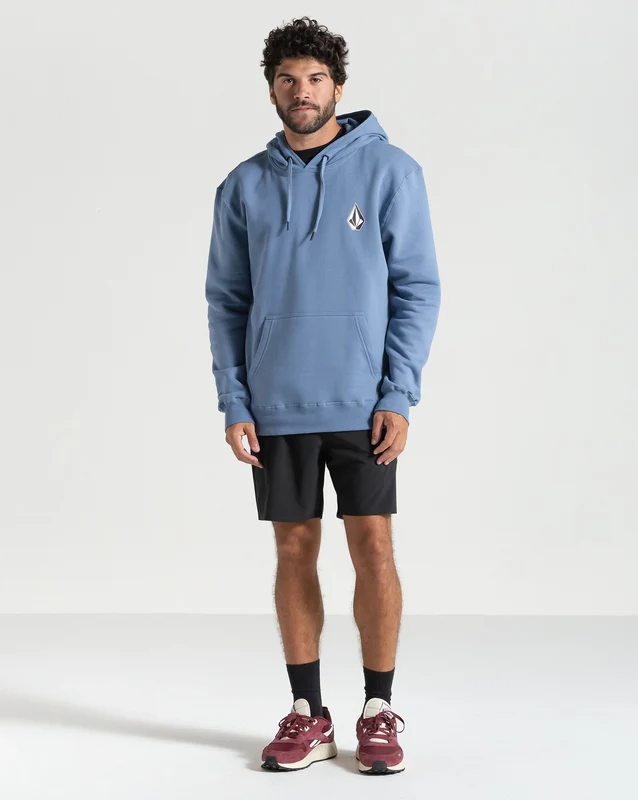 Moletom Volcom Canguru Iconic Stone Azul P / Azul