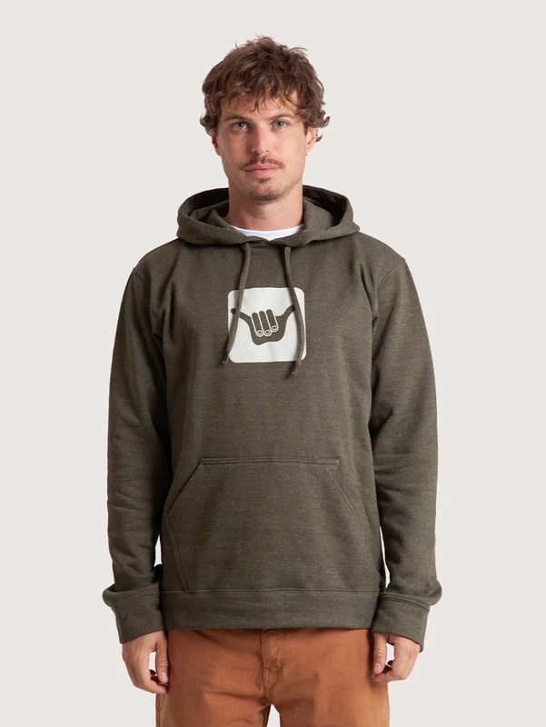 Moletom Canguru Verde Hang Loose Logo G / VERDE