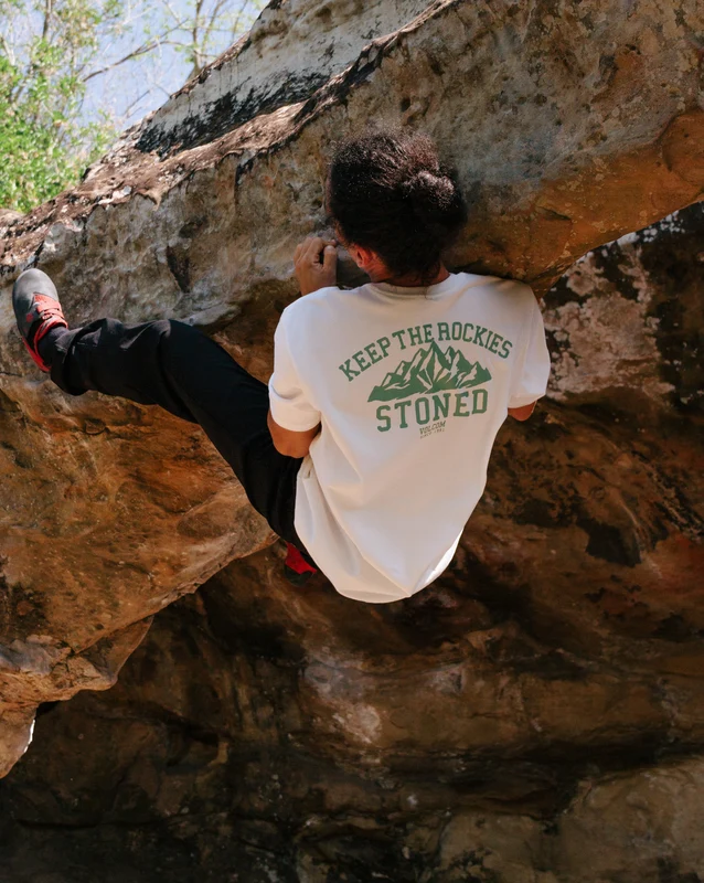 Camiseta Volcom Keep Rockies Stoned Off White GG / Off White
