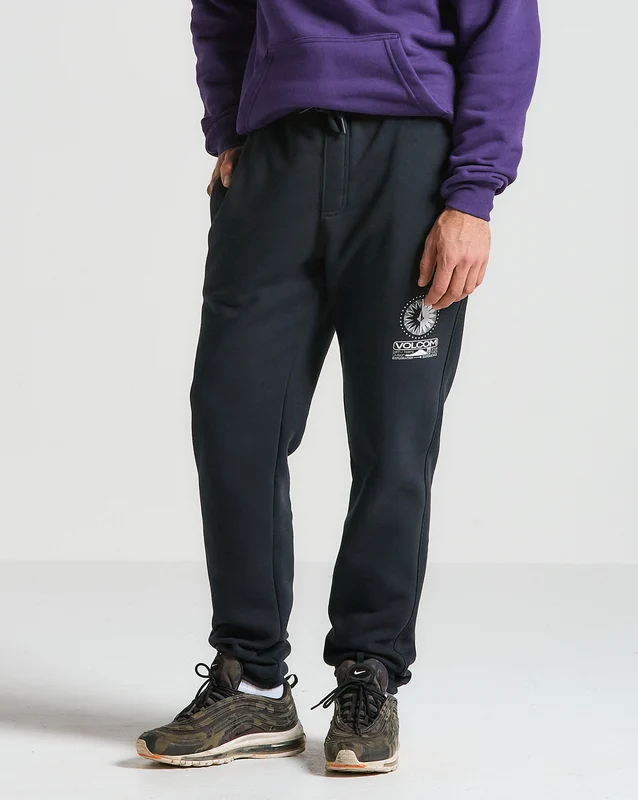 Calça Moletom Volcom Out There Preto M / PRETO
