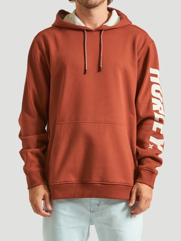 Moletom Canguru Hurley Acadia Heat Fleece Vermelho P / VERMELHO