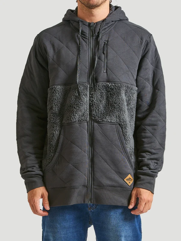 Jaqueta Especial Hurley Blanket Mix Fleece Chumbo M / CHUMBO