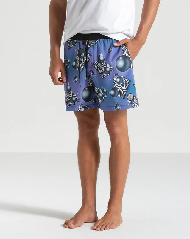 Shorts Volcom Broadcast Roxo G / Roxo