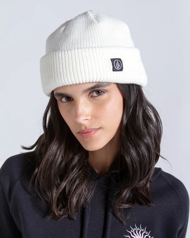 Gorro Volcom Full Stone Off White UN / Off White