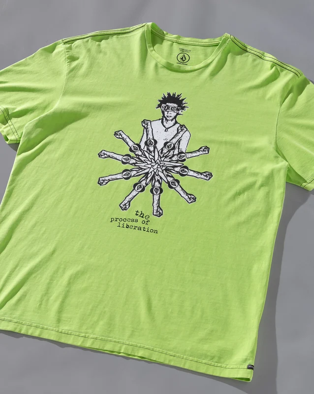 Camiseta Volcom Process Verde GG / VERDE