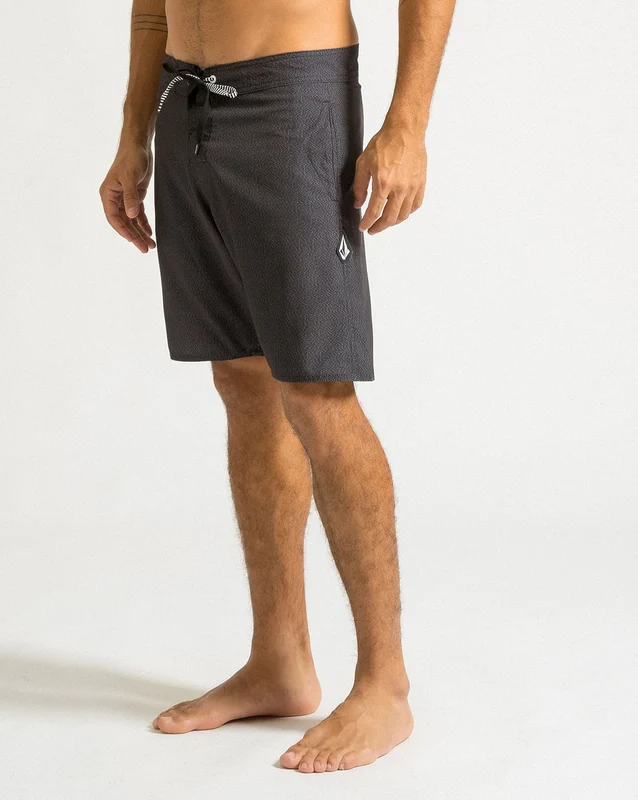 Boardshort Volcom Lido Heather Preto 40 / PRETO