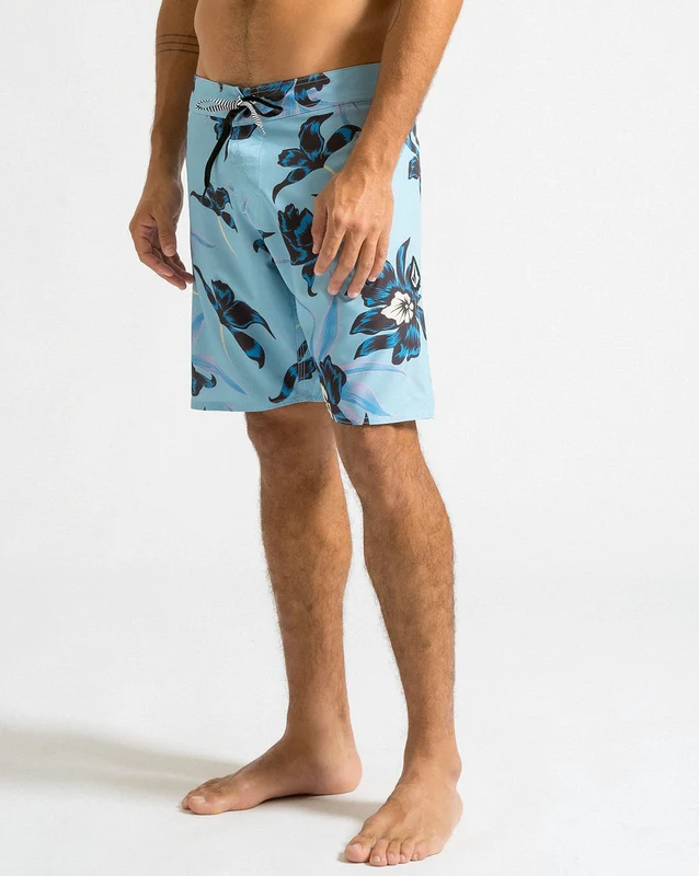 Boardshort Volcom Polly Floral Azul 46 / AZUL