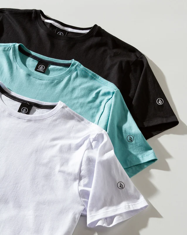 Camiseta Volcom Regular Solid Stone Preta P / PRETO