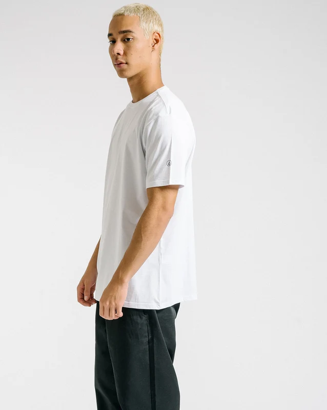Camiseta Volcom Regular Solid Stone Branca P / BRANCO