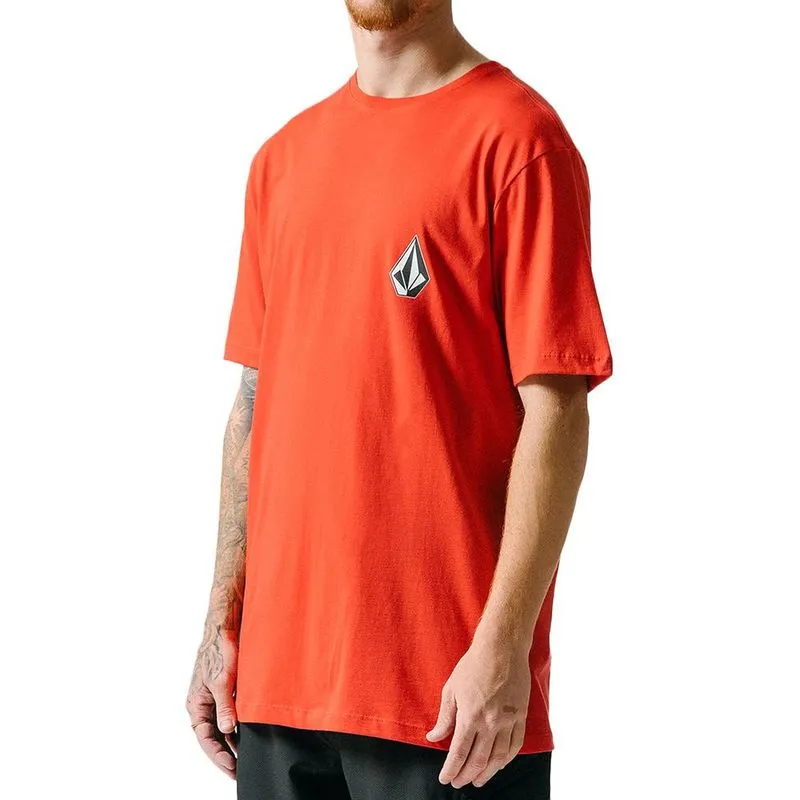 Camiseta Volcom Deadly Stone SM24 Masculina Vermelho M / vermeho