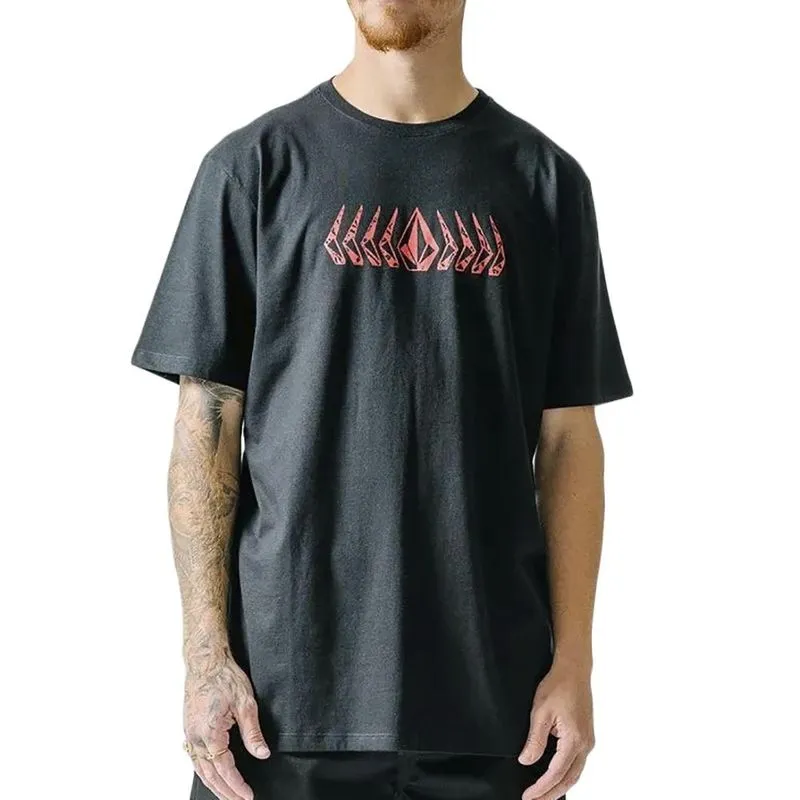 Camiseta Volcom Phaset SM24 Masculina Preto P / preto