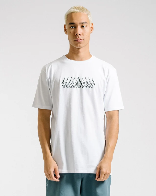 Camiseta Volcom Regular Phaset Branca G / BRANCO