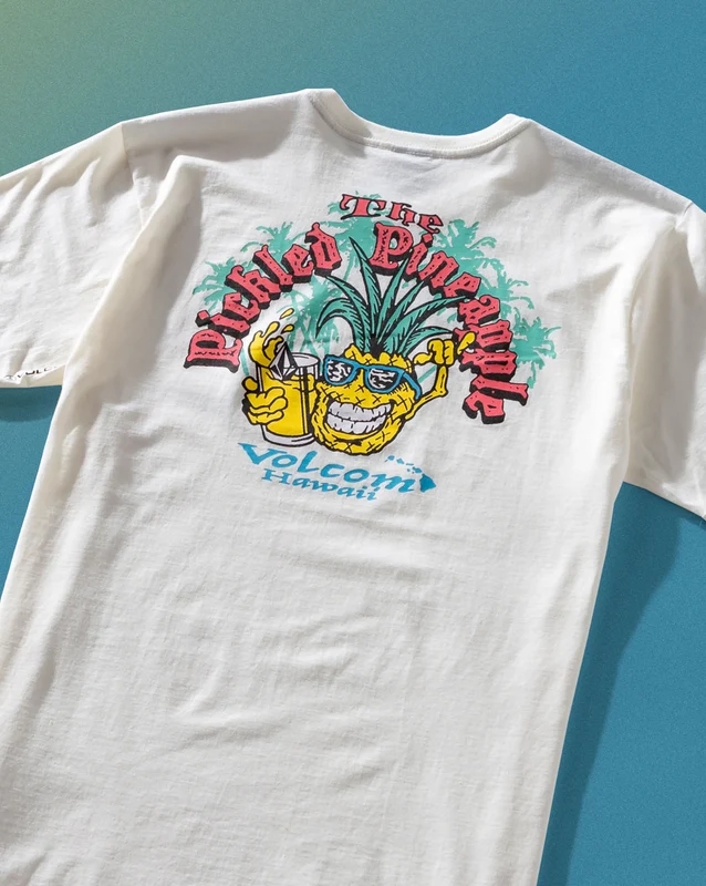 Camiseta Volcom Regular Pickled Off White M / OFF WHITE