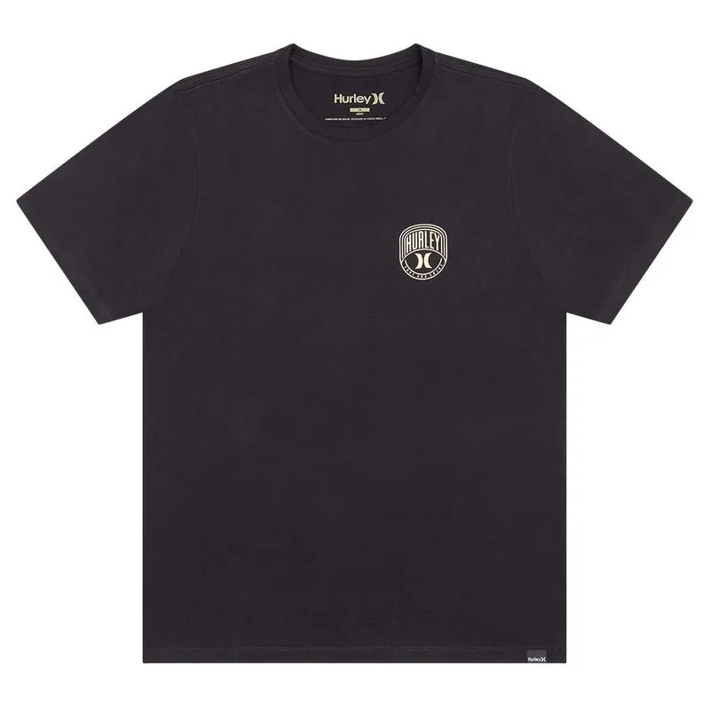 Camiseta Hurley Escudo WT25 Masculina Preto P / preto