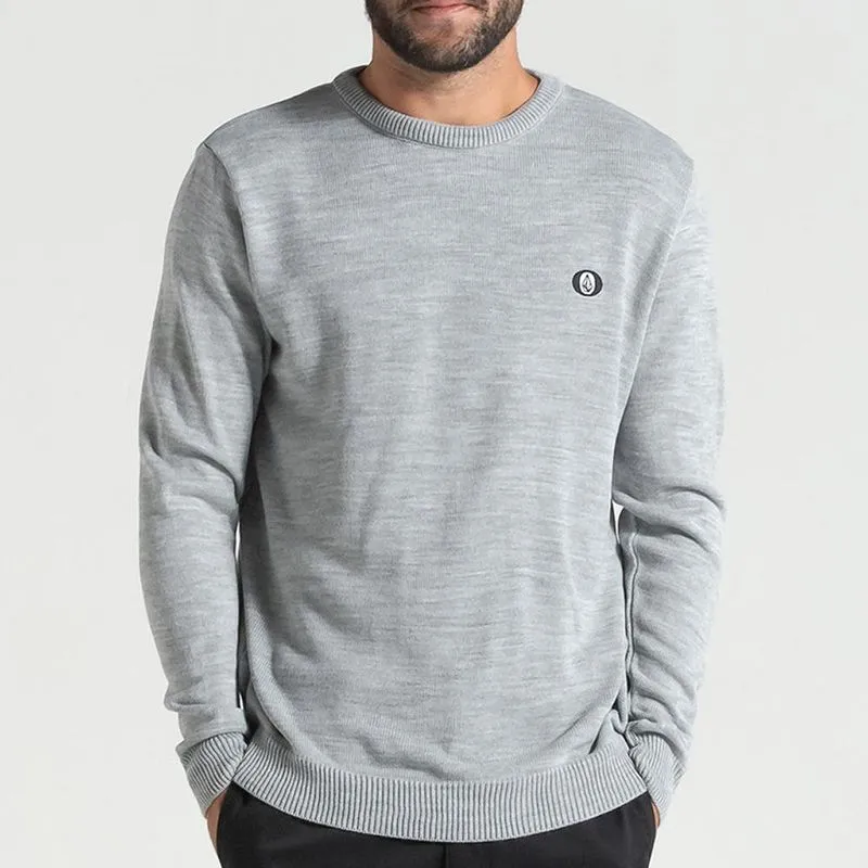 Tricot Volcom Dagger WT25 Masculino Mescla Cinza P / cinza