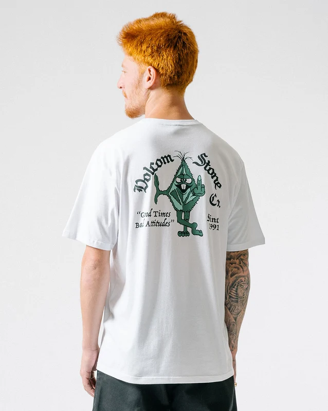 Camiseta Volcom Regular Party Branca GG / BRANCO