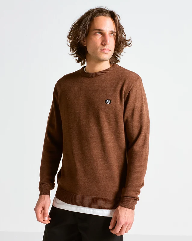 Tricot Volcom Dagger Marrom M / Marrom