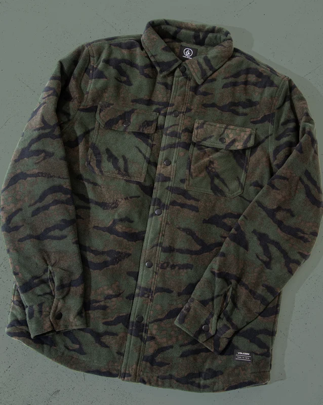 Jaqueta Volcom Bowered Squadron Green P / Verde