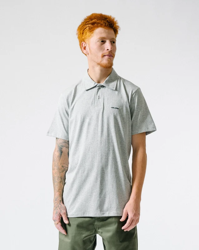 Polo Volcom Corporate Cinza G / Cinza