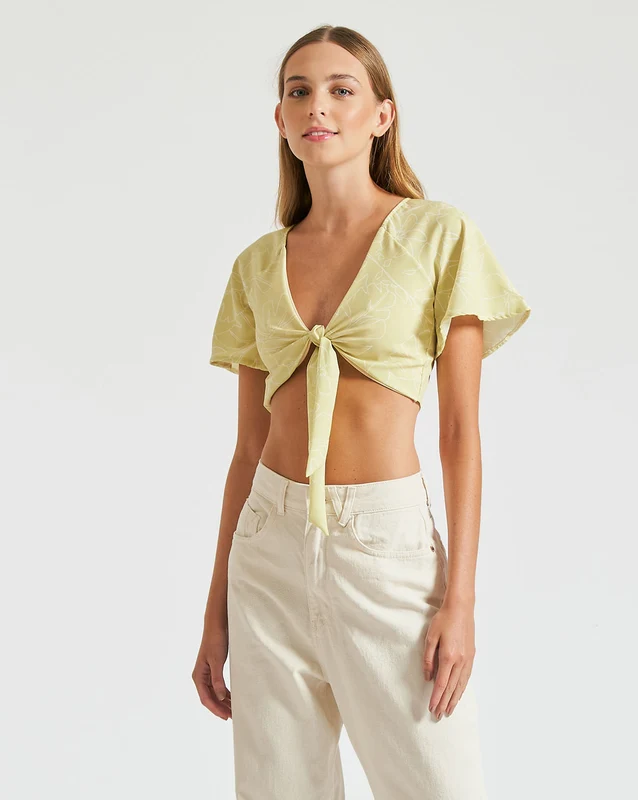 Blusa Volcom Coco Ho GG / Amarelo
