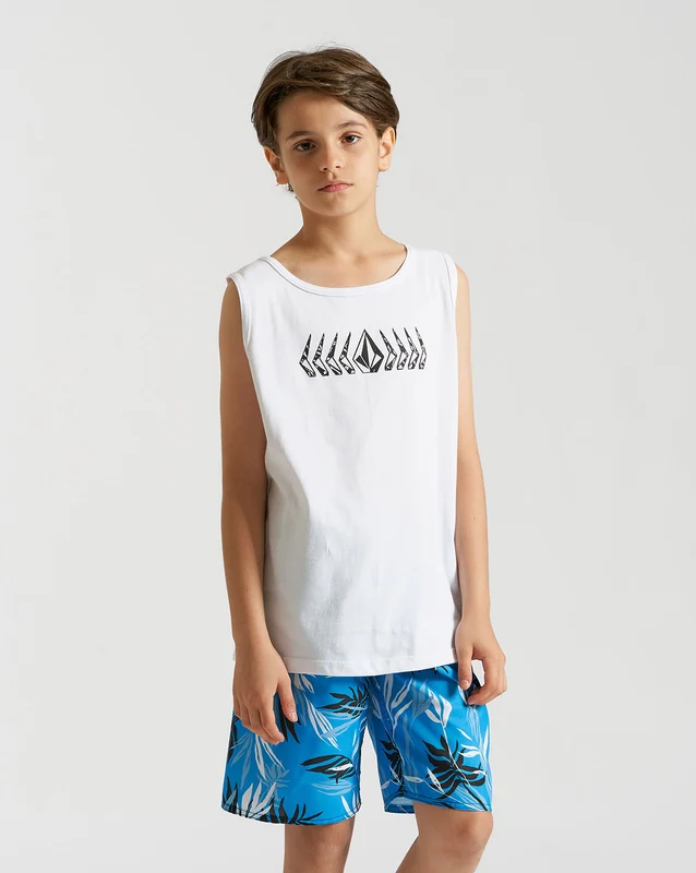 Regata Volcom Regular Phaset Juvenil Branca 8 / Branco