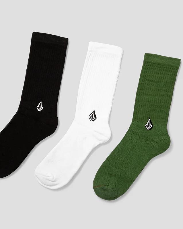 Kit Meia Volcom Solid Stone UN / Multi