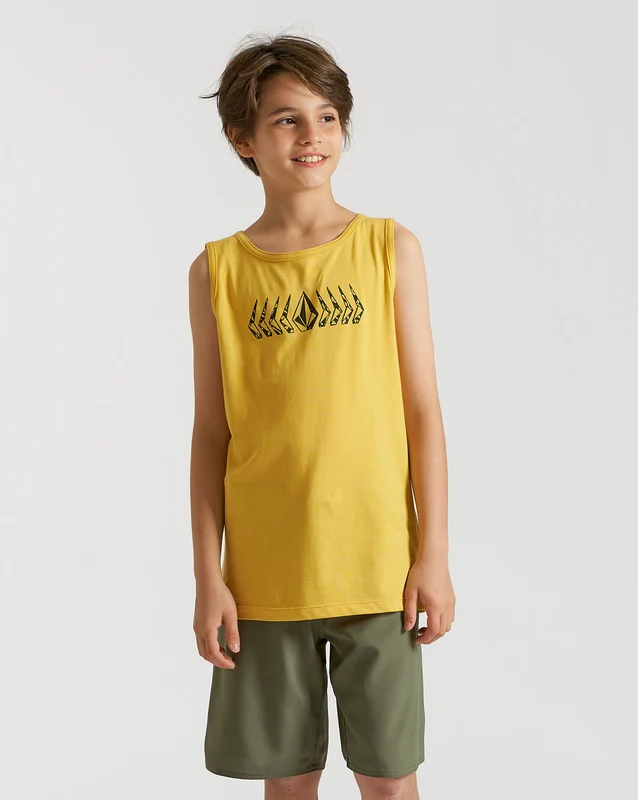 Regata Volcom Regular Phaset Juvenil Amarela 12 / Amarelo