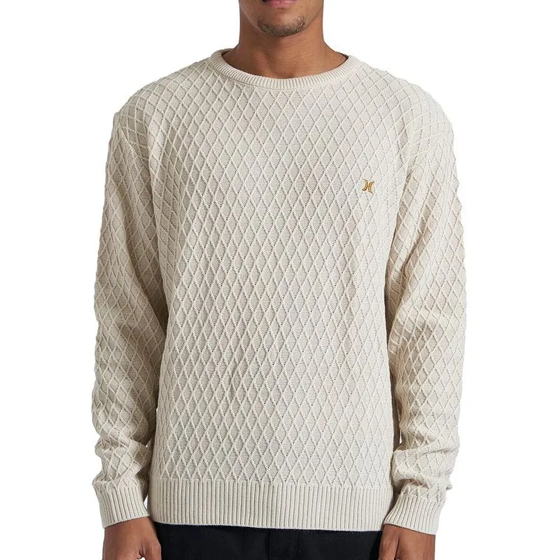 Tricot Hurley Colmeia WT25 Masculina Off White GG / begê