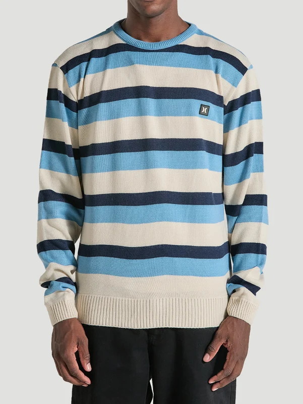Tricot Listrado Off White Hurley Stripe GG / Off White